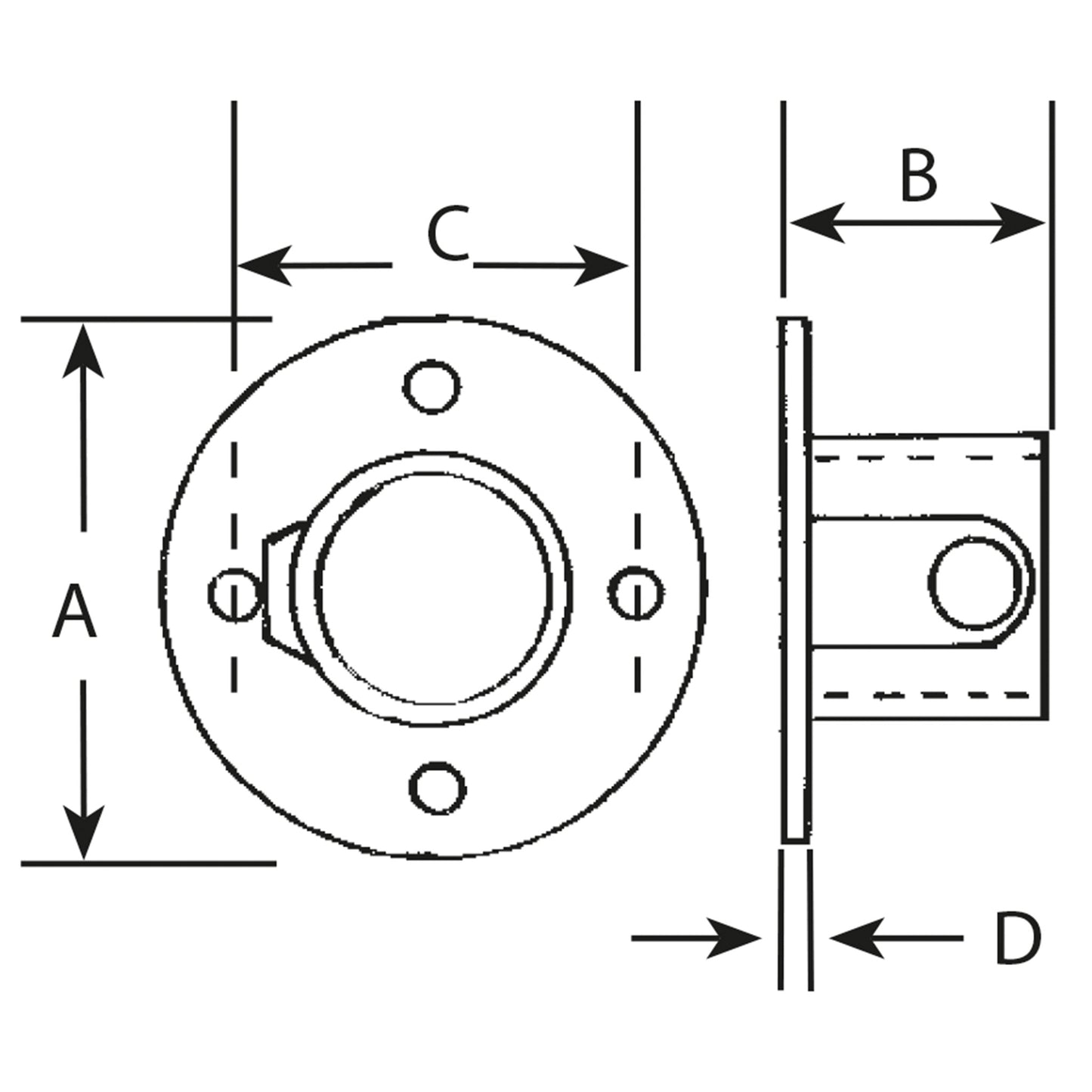 C11 - Wall Flange