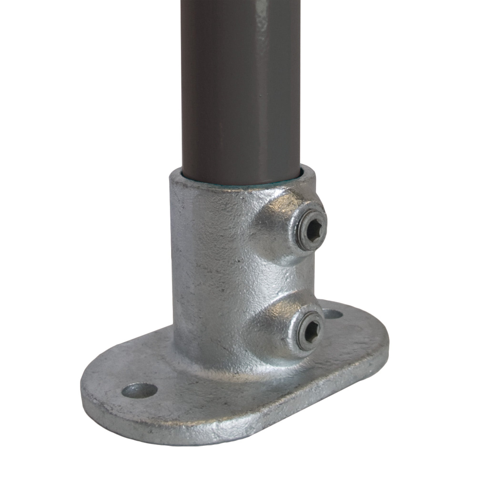 Pvc Railing Flange C12 - Railing Base Flange - Galvanized Structural Pipe Fittings ...